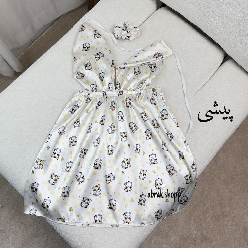 پیراهن ساتن طرحدار_۱۳۰