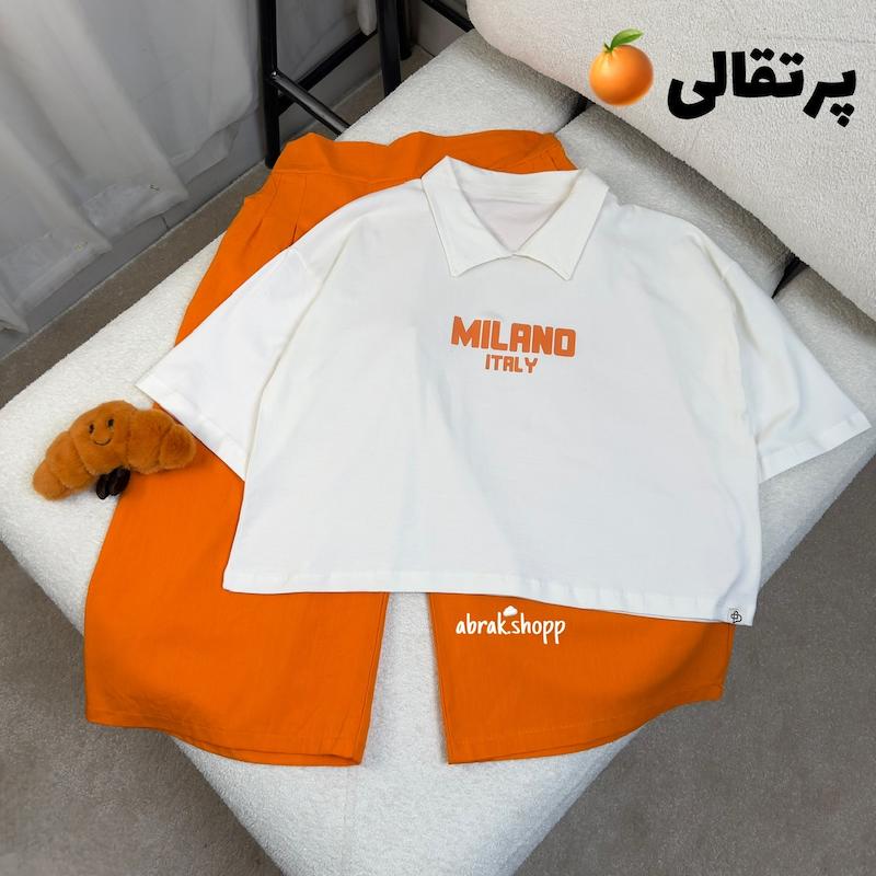 ست کراپ و شلوارک میلانو-240