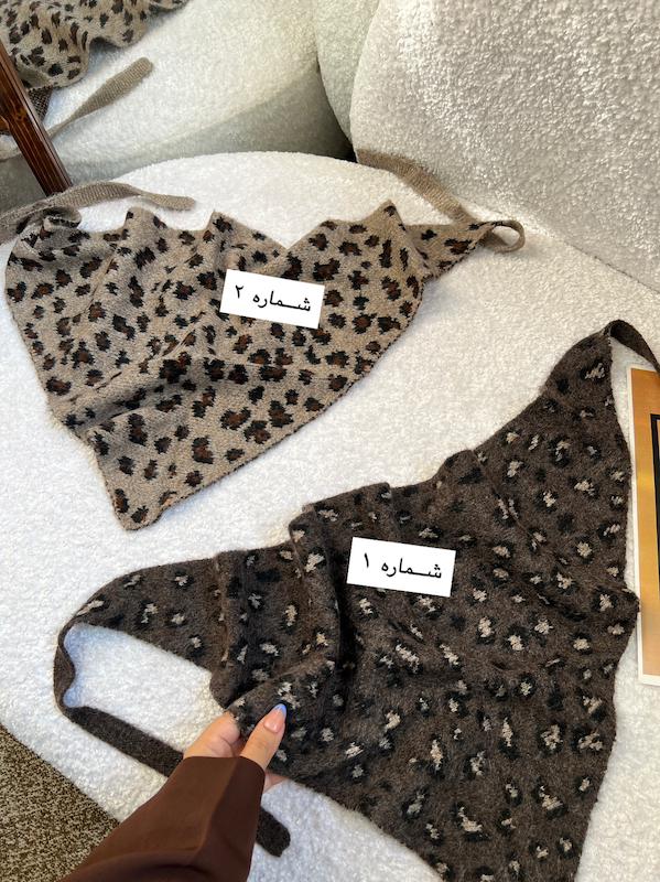 روسري موهر سه گوش پلنگي