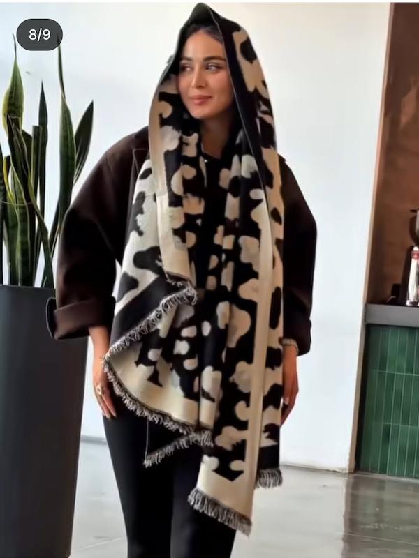 شال موهر پلنگی