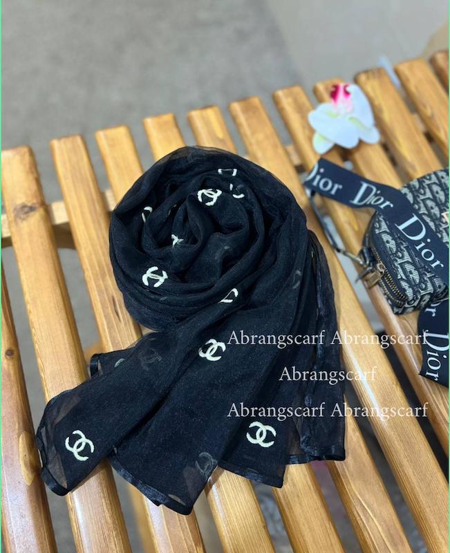 شال مشکی دولایه مارک