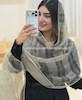 شال ارگانزا لمه دار 