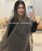 شال ارگانزا لمه دار 