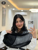 شال ارگانزا مشکی