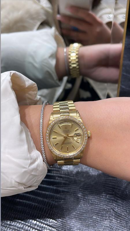 رولکس دی دیت تمام طلا 36