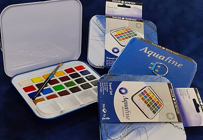 آبرنگ ۲۴ رنگ دالر رونی  Daler Rowney Aquafine