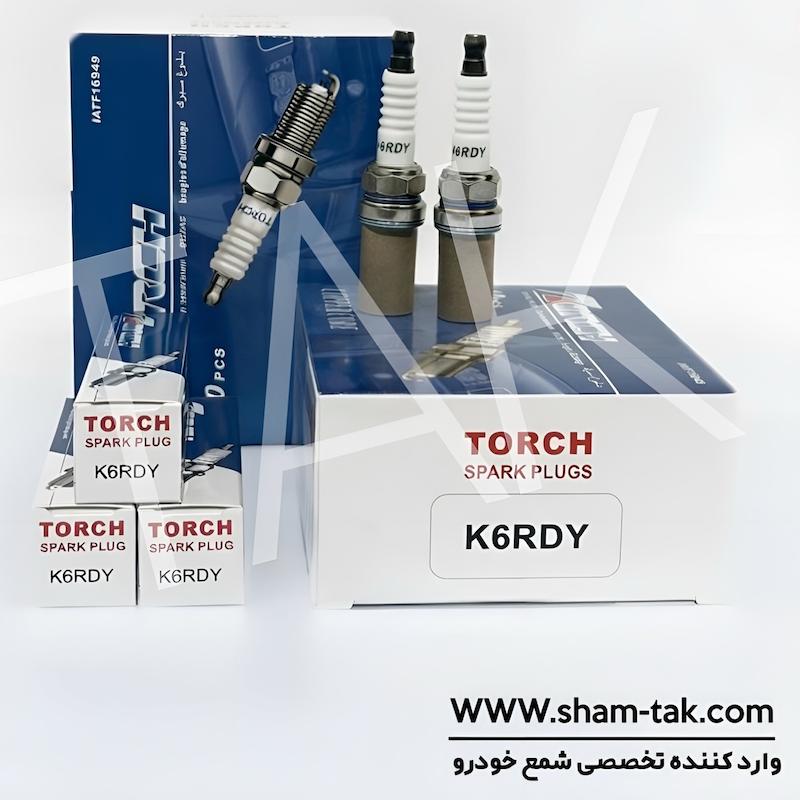شمع دوپلاتین پایه کوتاه Torch تورچ K6RDY