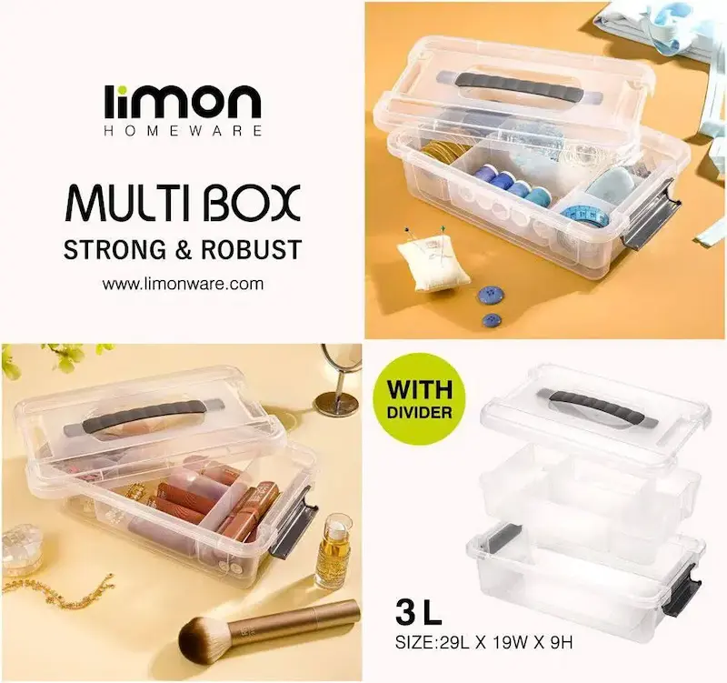 باکس 3 لیتری چندکاره لیمون کد 2415