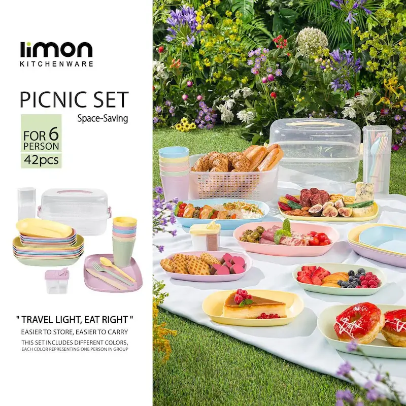 سرویس مسافرتی 42 پارچه لیمون کد 2438