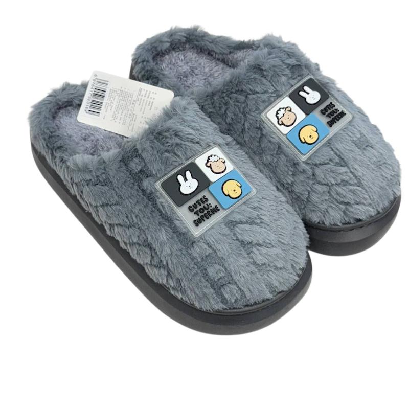 اسلیپر خزدار طوسی