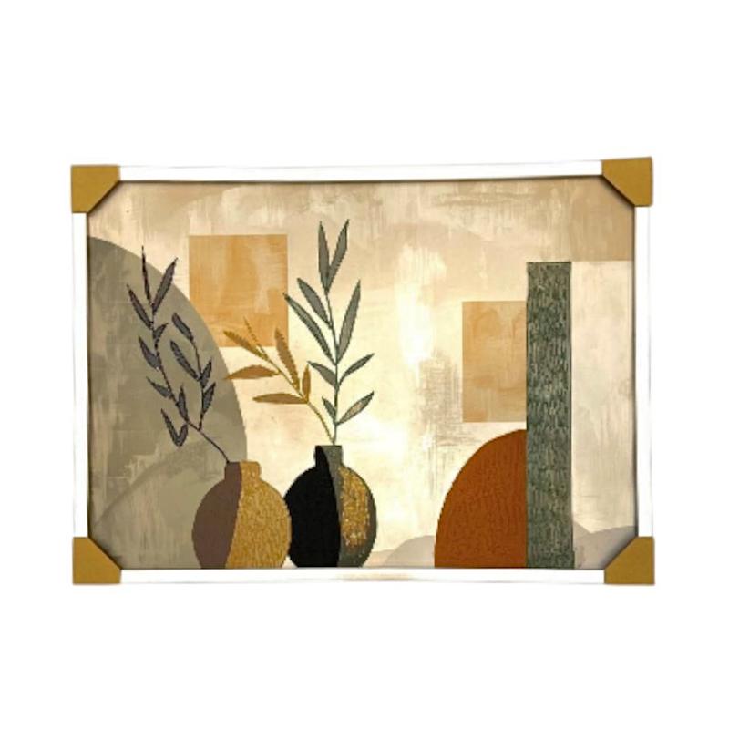 تابلو دکوراتیو 80*110 طرح برجسته مینیمال