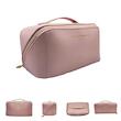 کیف لوازم آرایشی ایستاده چرمی (شیری | صورتی | مشکی)