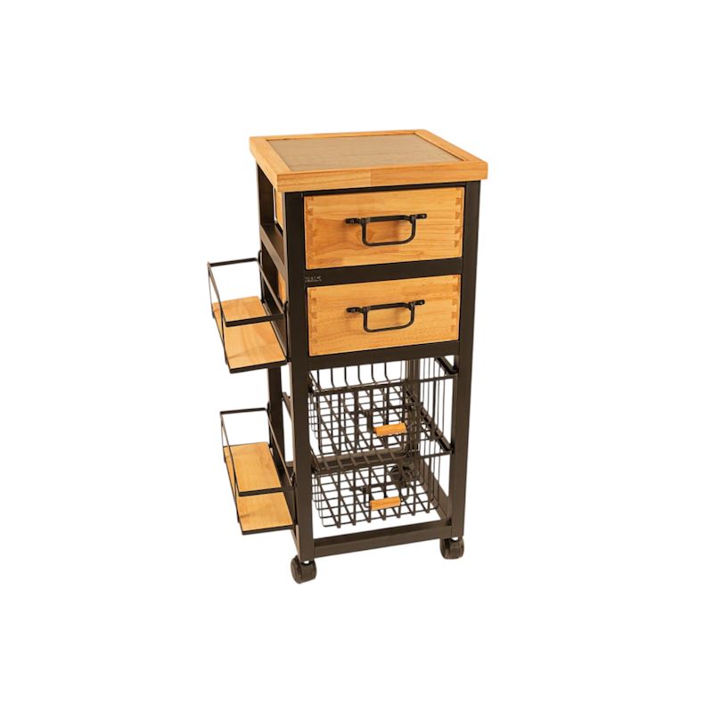 سبد سیب‌زمینی و پیاز چرخدار BVK مدل کاریزما کد VK409824