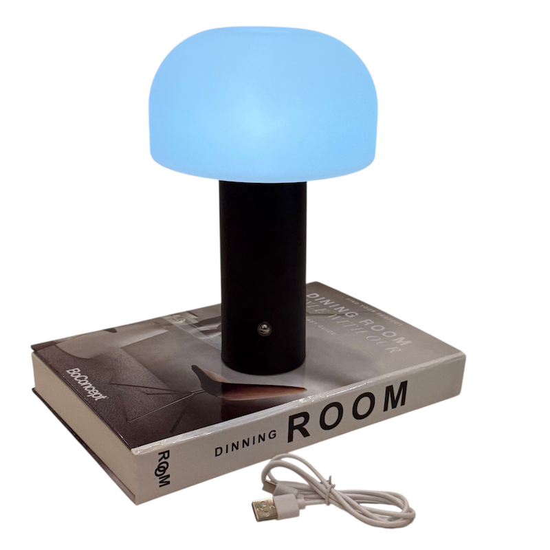 آباژور لمسی مدل قارچی رومیزی با سه حالت نور