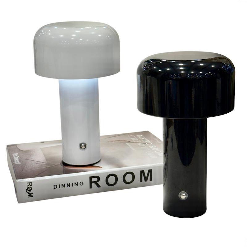 آباژور لمسی با سه حالت نور رنگ سفید و مشکی