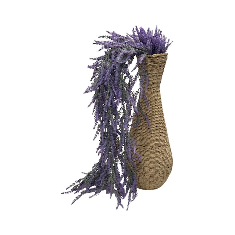 گل مصنوعی لاوندر آویز ۸ شاخه مدل آبشاری طول ۹۶ سانتی‌متر