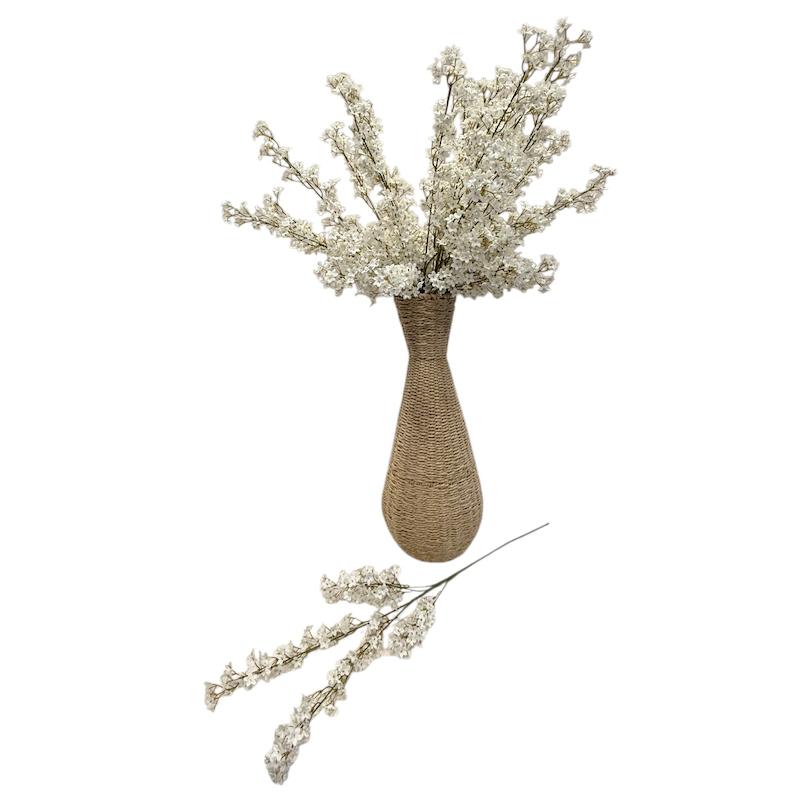 شاخه گل شکوفه مصنوعی وارداتی سفید