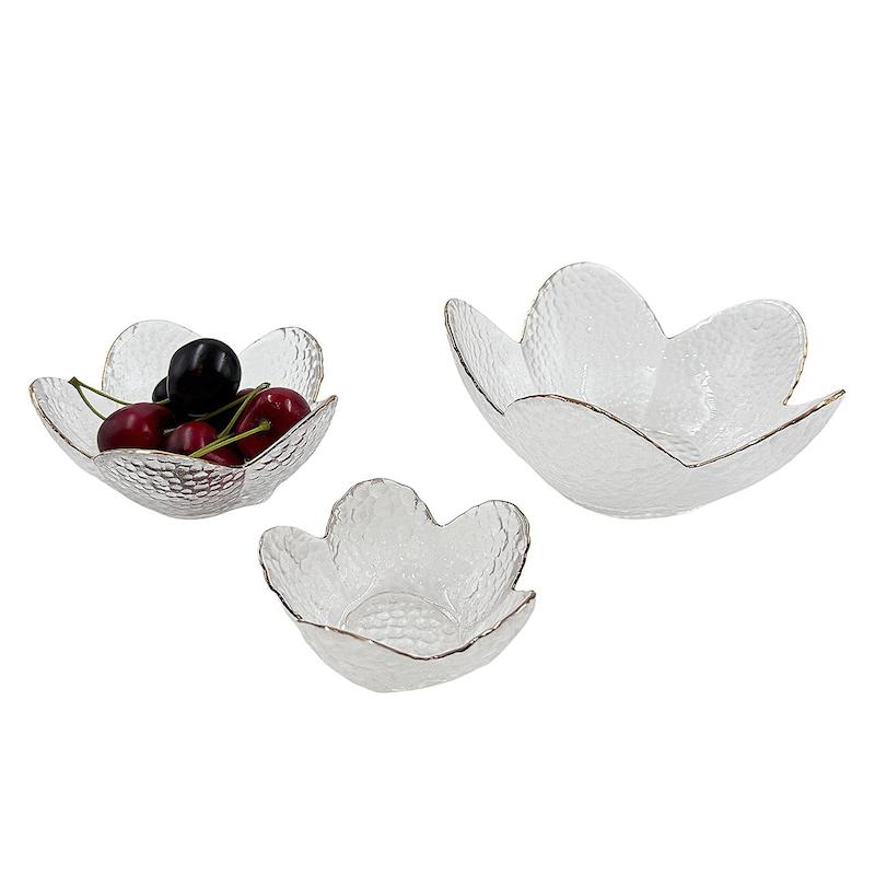 کاسه سه عددی طرح گل 