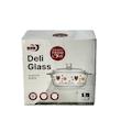 قابلمه پیرکس یک لیتری طرحدار برند DELI