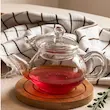 قوری زعفران  پیرکس مدل ساده