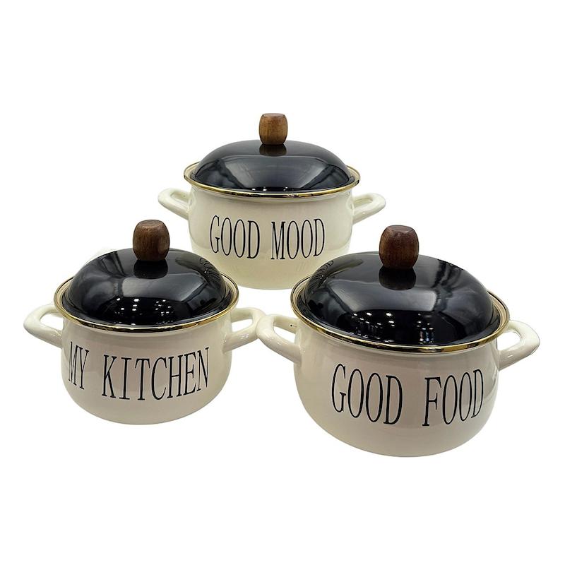 سرویس قابلمه لعابی تکست دار