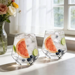 لیوان چندضلعی Deli Glass ظرفیت 330 میلی‌لیتر بسته 6 عددی