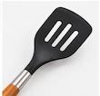 کفگیر و ملاقه 5 پارچه Kitchen Tools سیلیکونی با دسته چوبی