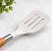 کفگیر و ملاقه 5 پارچه Kitchen Tools سیلیکونی با دسته چوبی