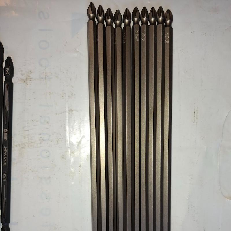 نوک پیچگوشتی بیت تایوانی PH2 سایز 250 میلی متر 