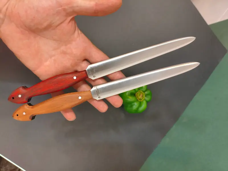 چاقو تیزکن دسته چوب پادوک A109 , G105
