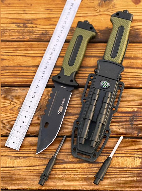 چاقو کمپینگ و بقا چخماق دار T178