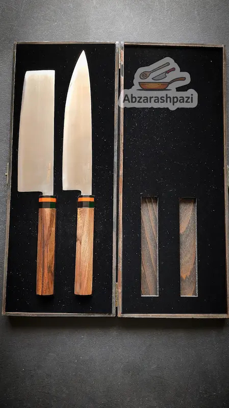 ست سرآشپز دسته چوب گردو EL01