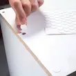 برچسب روی پیچ پولکی کابینت طلایی مات درجه یک برند اپکس