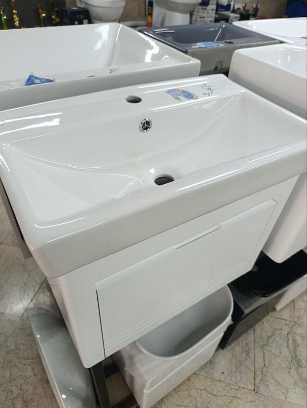 روشویی کابینتی 60*35 مروارید سینا کاشی همراه سنگ قیمت تولیدی