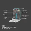 فرز مینیاتوری شارژی رونیکس مدل 3420 با موتور 3.6 ولت و سرعت قابل تنظیم 5000 تا 18000 دور در دقیقه، باتری لیتیوم یون 1.5 آمپر ساعت، وزن 0.24 کیلوگرم، ابزارگیر 3.2 میلی‌متری و مجموعه 123 عددی متعلقات