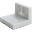 بست گونیا روکش دار سفیدکابینت 90 درجه --