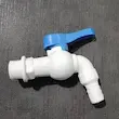 شیرپلاستیکی حیاطی دسته گازی1/2