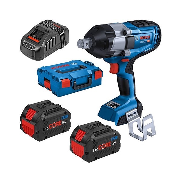 بکس شارژی بوش 3/4 اینچ براشلس 18 ولت لیتیوم مدل GDS 18V-1050 H Bosch Cordless Impact Wrench GDS 18V-1050 H کد کالا : 06019J8502