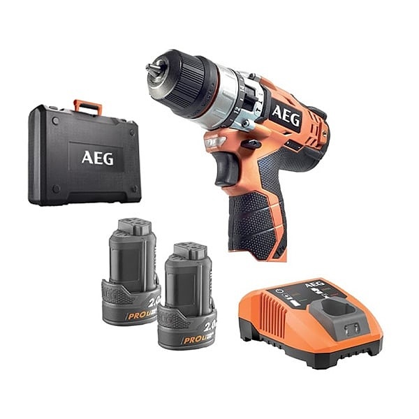 دریل شارژی چکشی AEG لیتیوم 12 ولت مدل BSB 12C2 LI-202C AEG Cordless Compact Drill BSB 12C2 LI-202C کد کالا : BSB12C2LI-202C