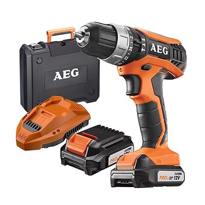 دریل شارژی چکشی AEG لیتیوم 12 ولت مدل BSB 12G3 LI-202C AEG Cordless Hammer Drill BSB 12G3 LI-202C # کد کالا : BSB12G3LI-202C