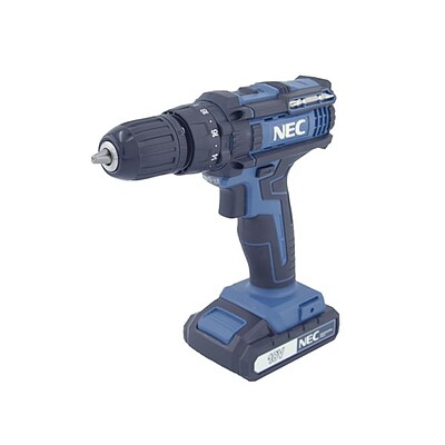 دریل شارژی چکشی NEC لیتیوم 18 ولت مدل 1618 # NEC Cordless Hammer Drill 1618 # کد کالا : NC-1618