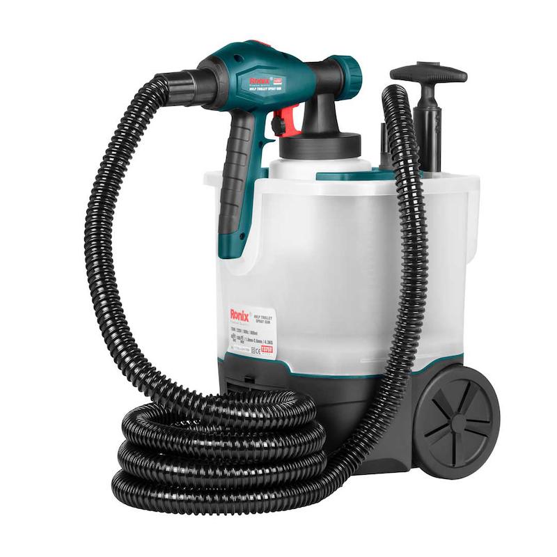 HVLP پیستوله برقی 750 وات چرخ دستی مدل 1375T