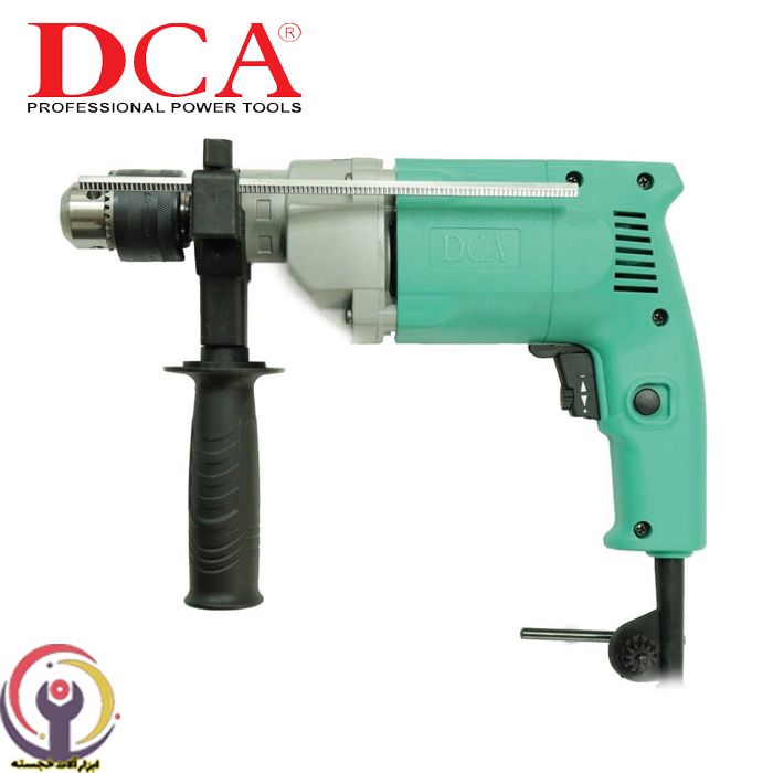 دریل سه نظام آچاری گیربکسی ،چکشی 13 میلیمتر500وات DCA مدل AZJ03-13