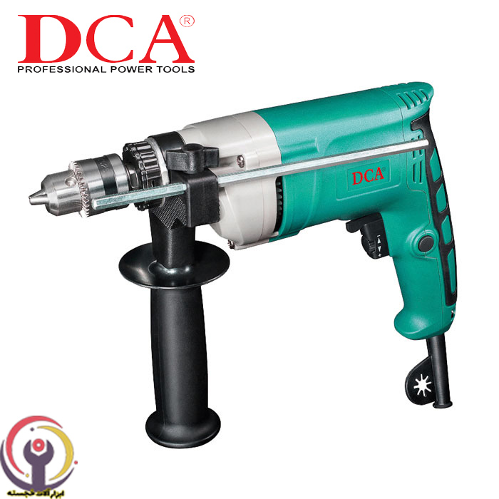 دریل سه نظام آچاری چکشی گیربکسی 10میلیمتر 500 وات DCA مدل AZJ10