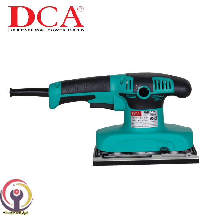 سمباده لرزان متوسط 185×93 میلیمتر220وات DCA مدل  ASB02-185