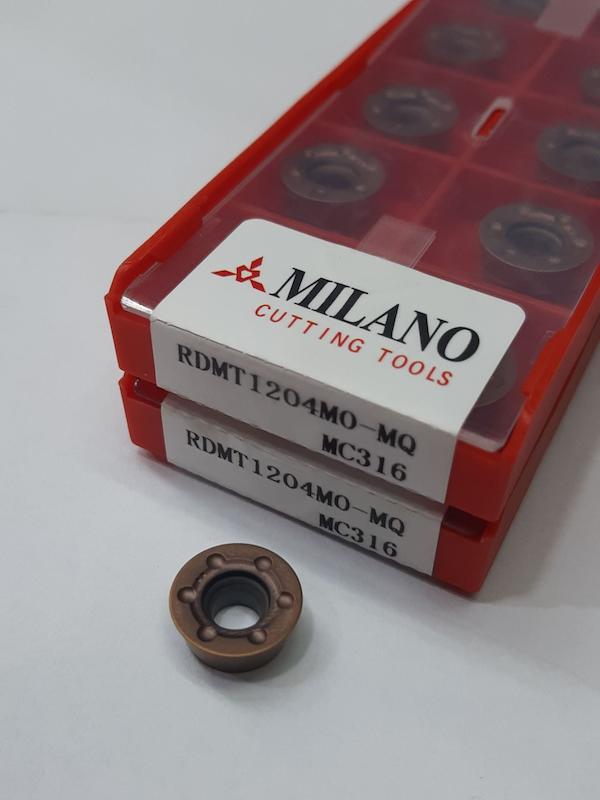 اینسرت تراشکاری  RDMT1204MO_MQ MC316  گرد 12 کف تراشی  فولاد و استیل تراش   