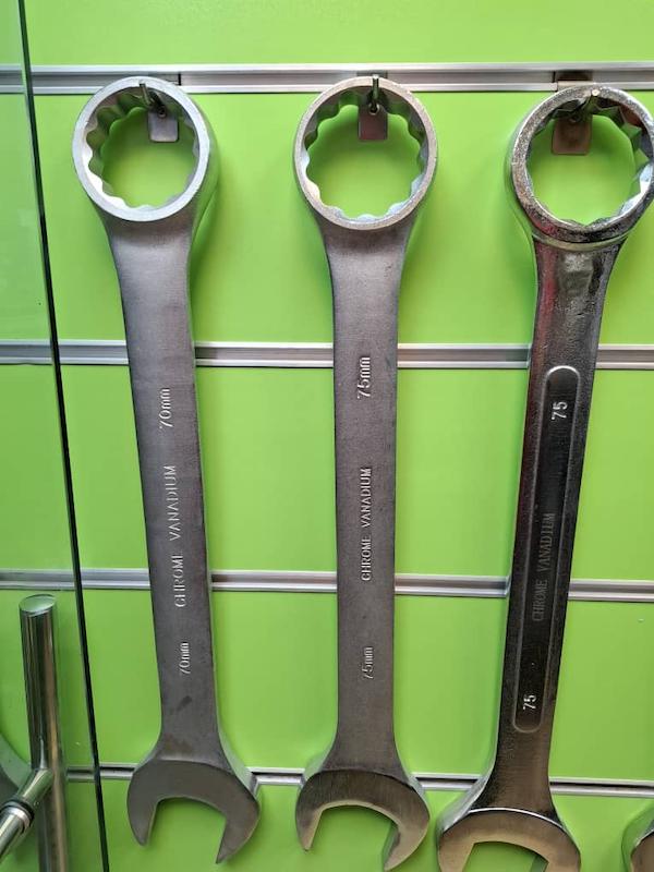 آچار یکسر رینگ یکسر تخت سایز 115