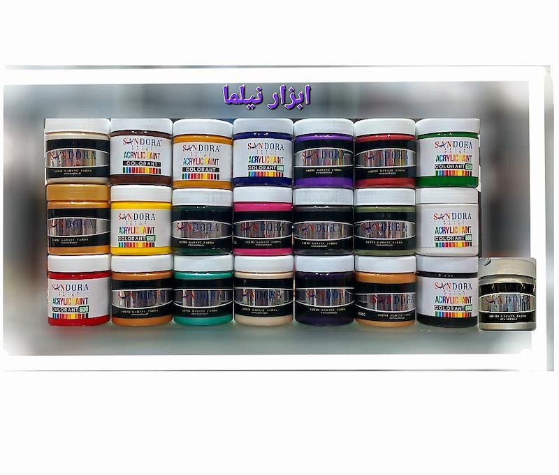 مادرنگ های آکریلیک ساندورا مجموعه۲۳عددی