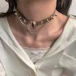 چوکر‌ اسپایکی قهوه ای