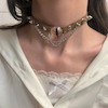 چوکر‌ اسپایکی قهوه ای